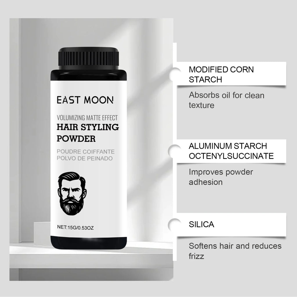 Men's Hair Texture Powder — Instant Volume & Strong Grip