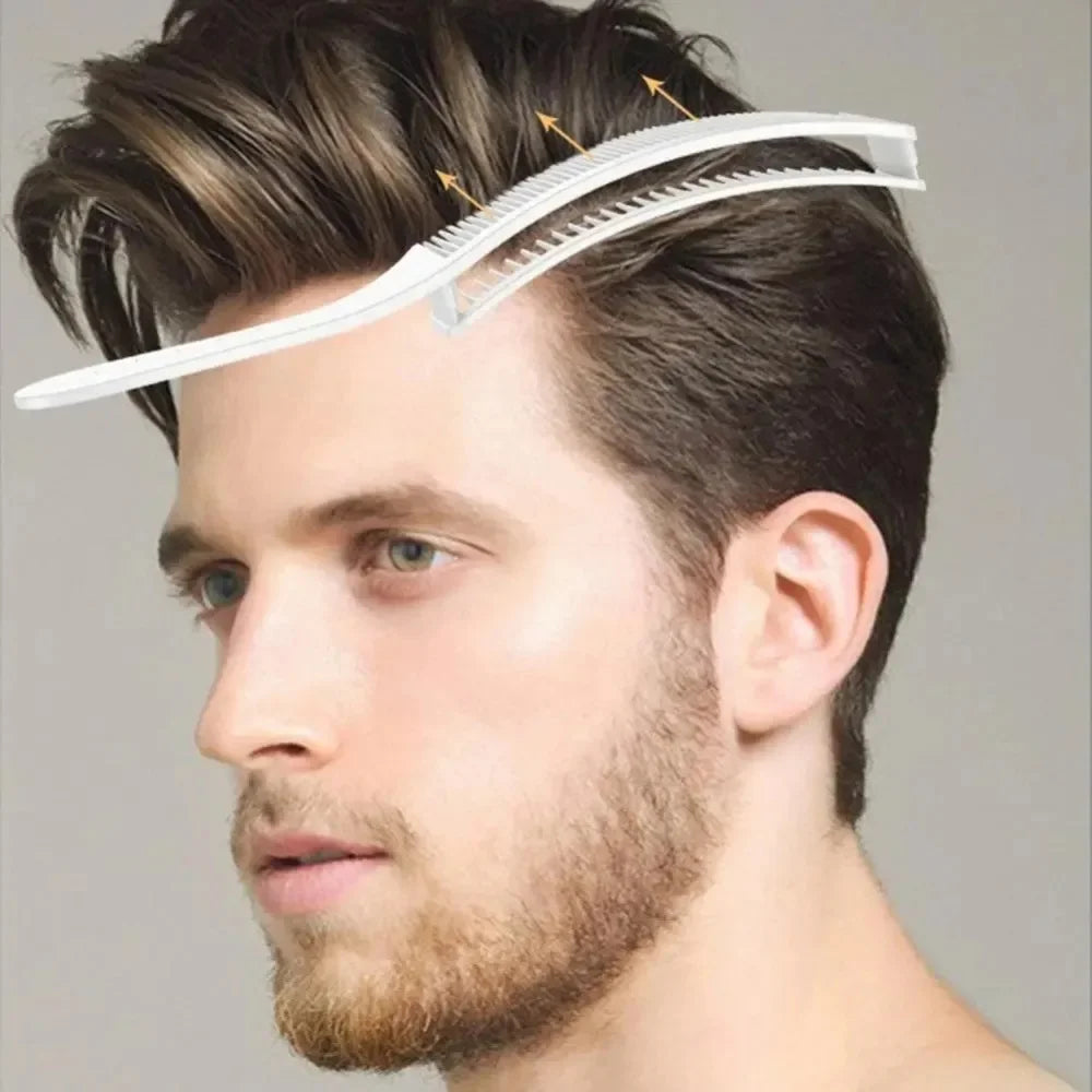Professional Curved Fade Comb — Heat Resistant Flat Top