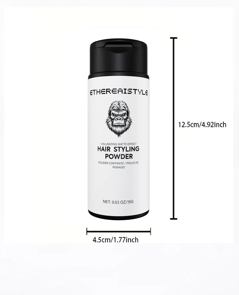 Hair Volumizing & Control Powder — Matte Finish, All-Day Hold