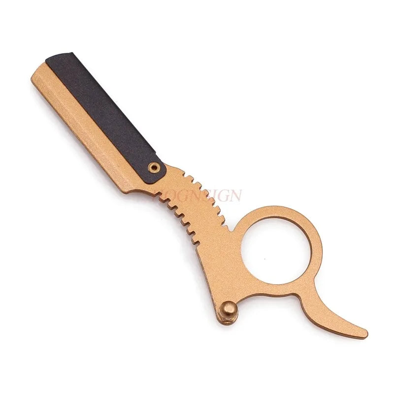 BARBERTOP Colorful Straight Razor — 5 Bold Colors, Replaceable Blade