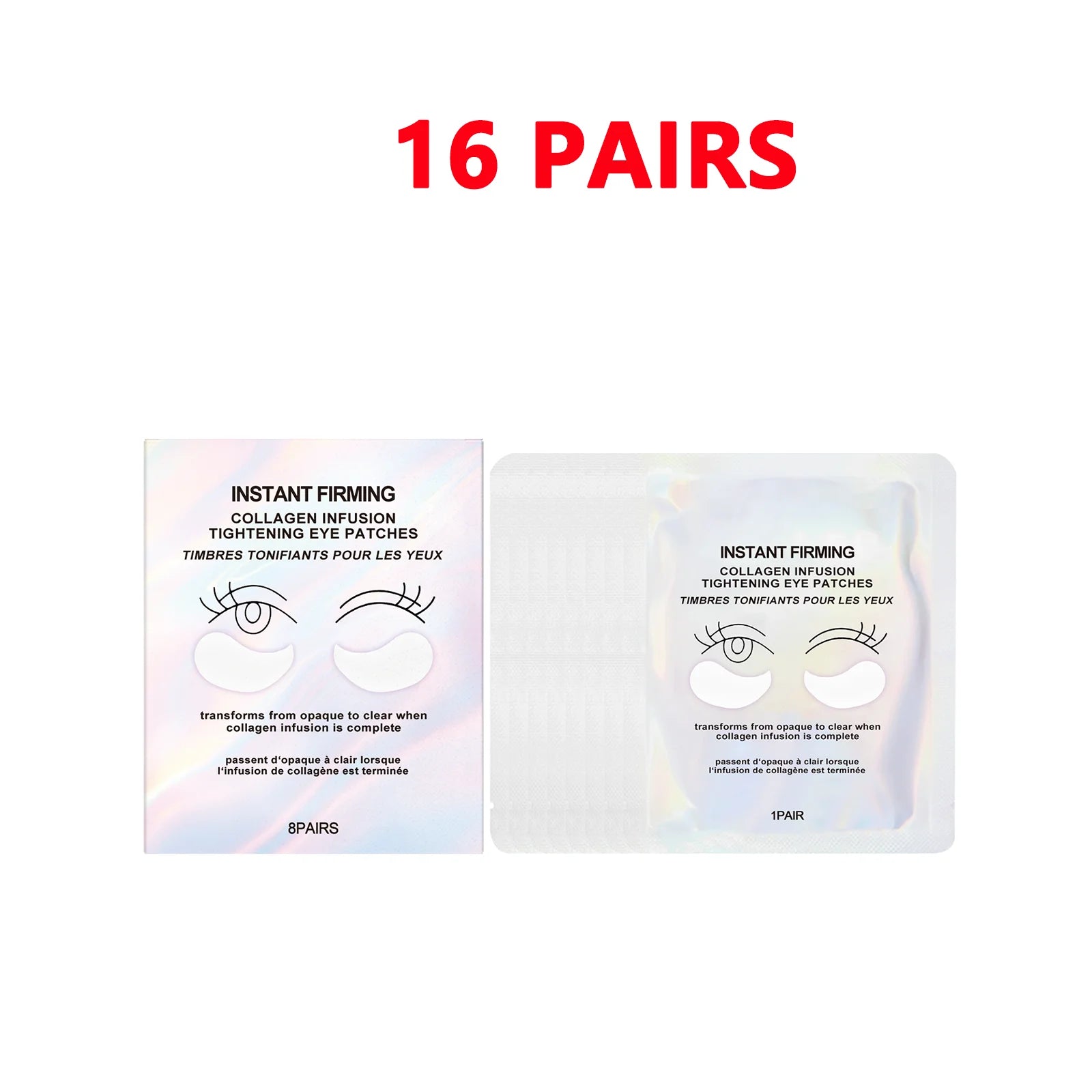 Collagen Under-Eye Patches — Lash Extension Isolation and Anti-Aging