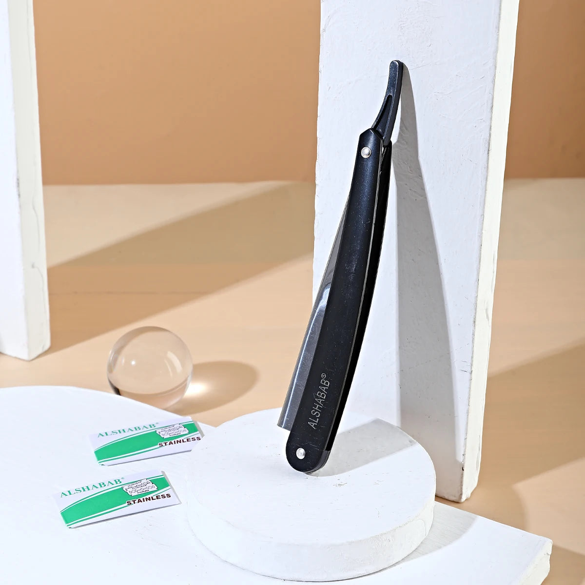 Double-Edge Straight Razor Set — 2 Blades Included