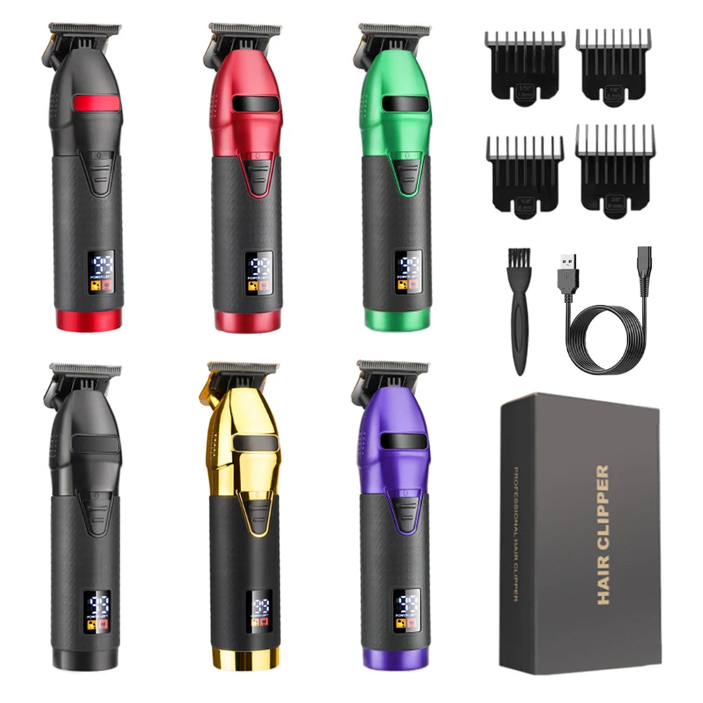 HIENA Professional Wireless Barber Clipper — 6 Colors