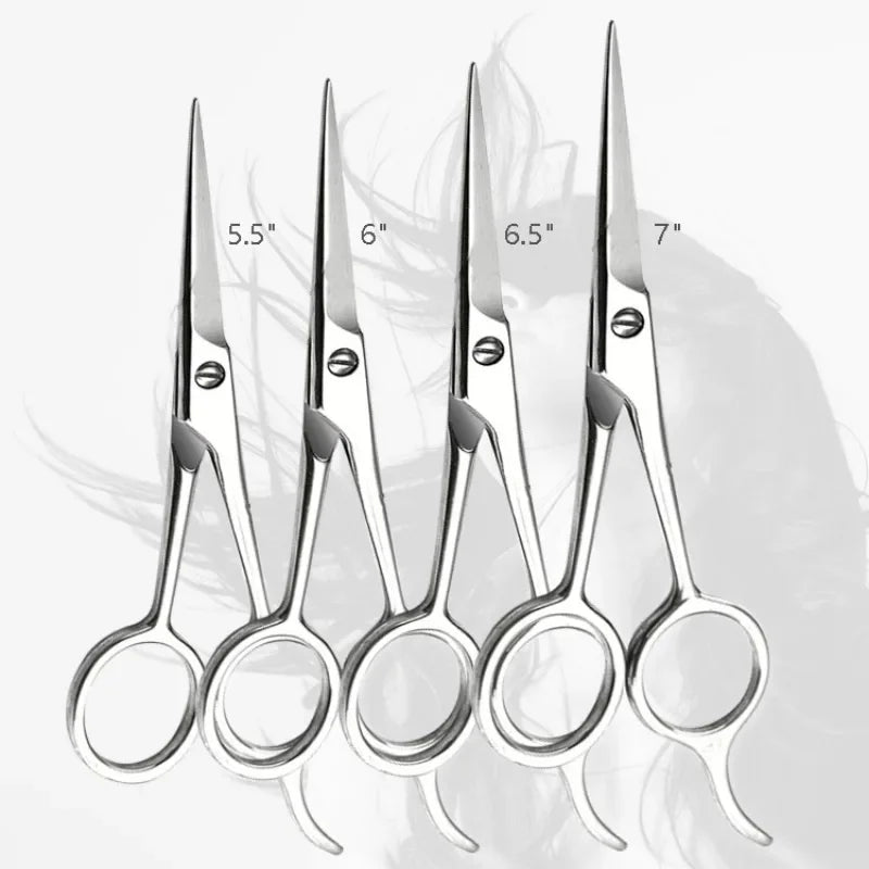 Professional Barber Hair Scissors — 5.5" to 7" Stainless Steel