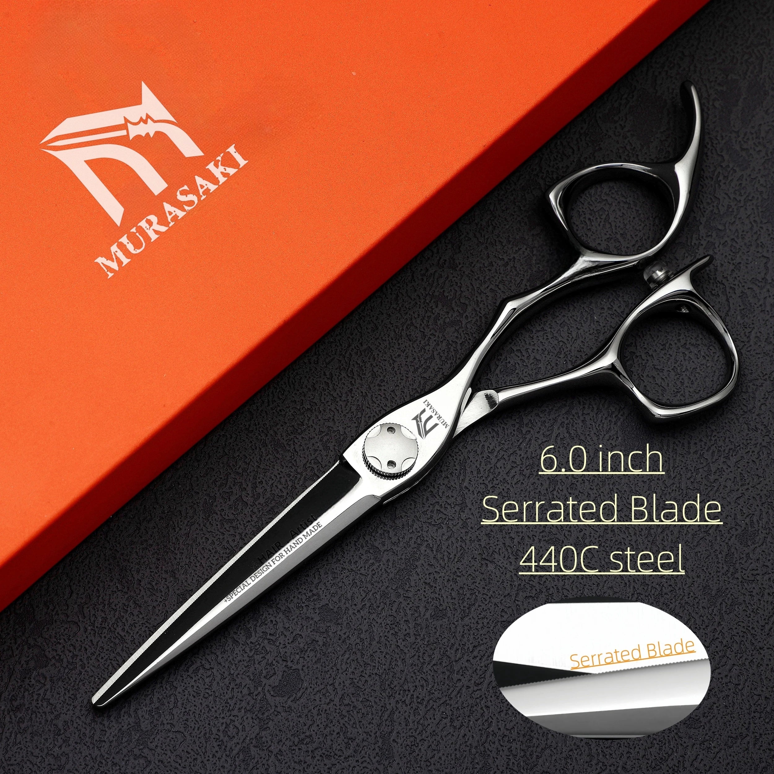JIXIU Japan 440C Barber Scissors — 6.0" to 6.8" Set