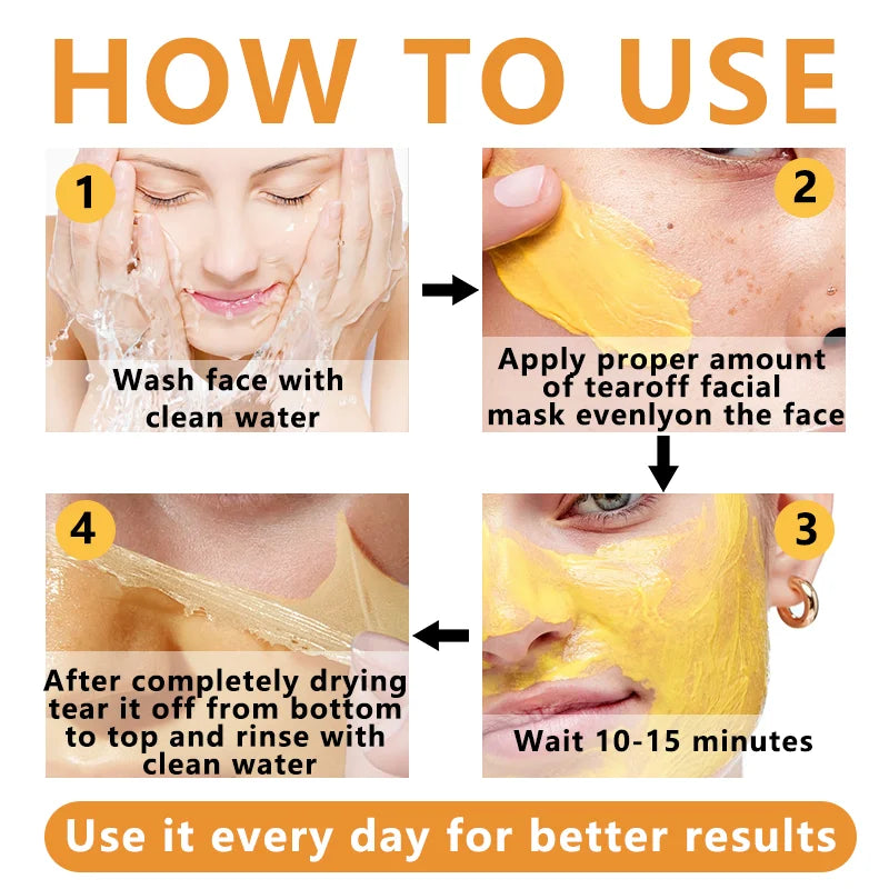 Turmeric & Vitamin C Clay Mask — 120g Brightening Treatment