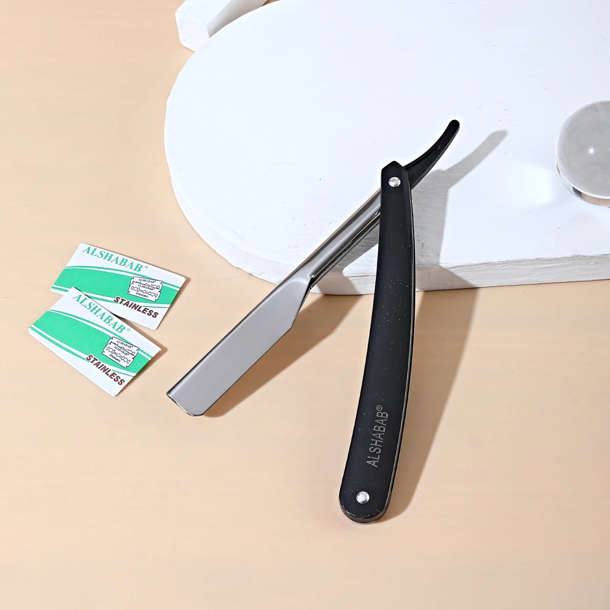 Double-Edge Straight Razor Set — 2 Blades Included