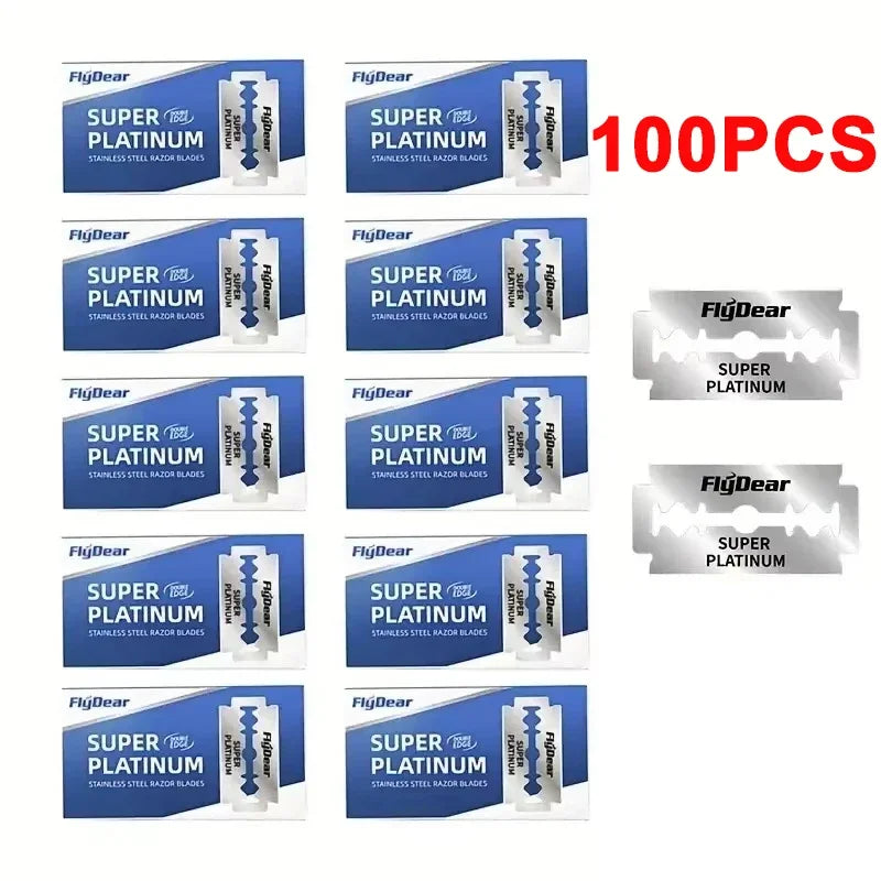 Safety Double-Edge Razor Blades — Professional Barber Pack, 10–50 Blades