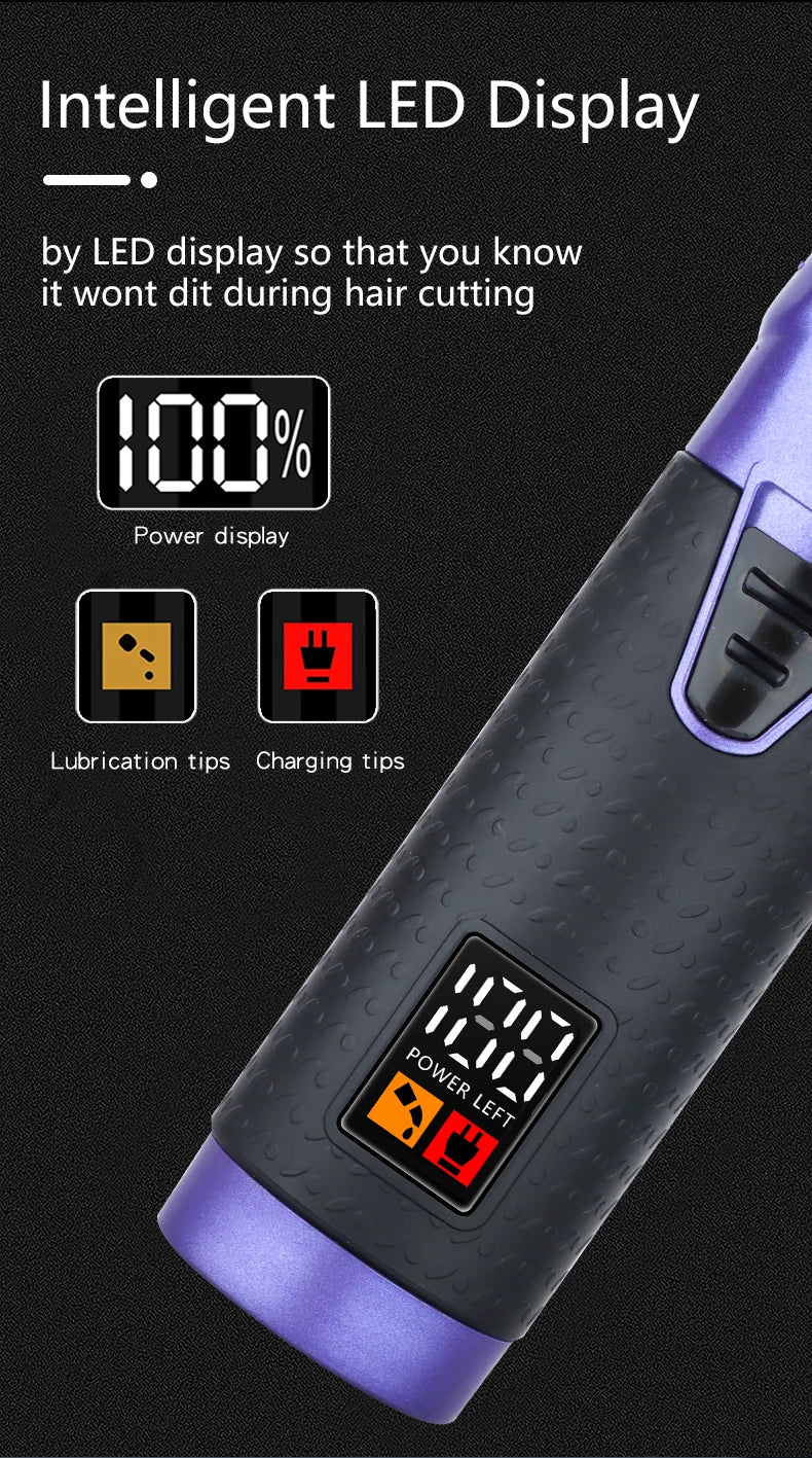 HIENA Professional Wireless Barber Clipper — 6 Colors