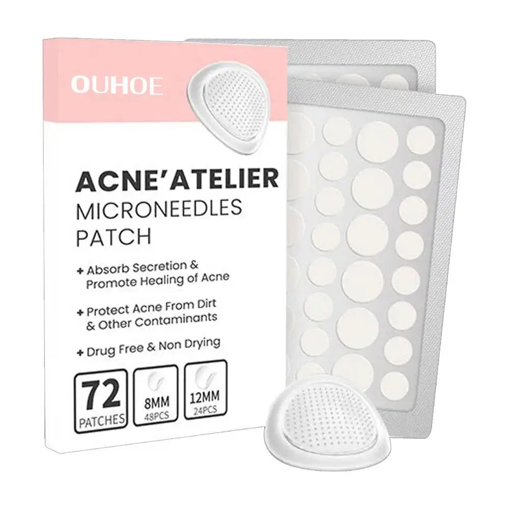 Invisible Hydrocolloid Pimple Patches — Overnight Blemish Treatment
