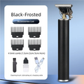 T9 Vintage Rechargeable Barber Clipper — Silver & Black