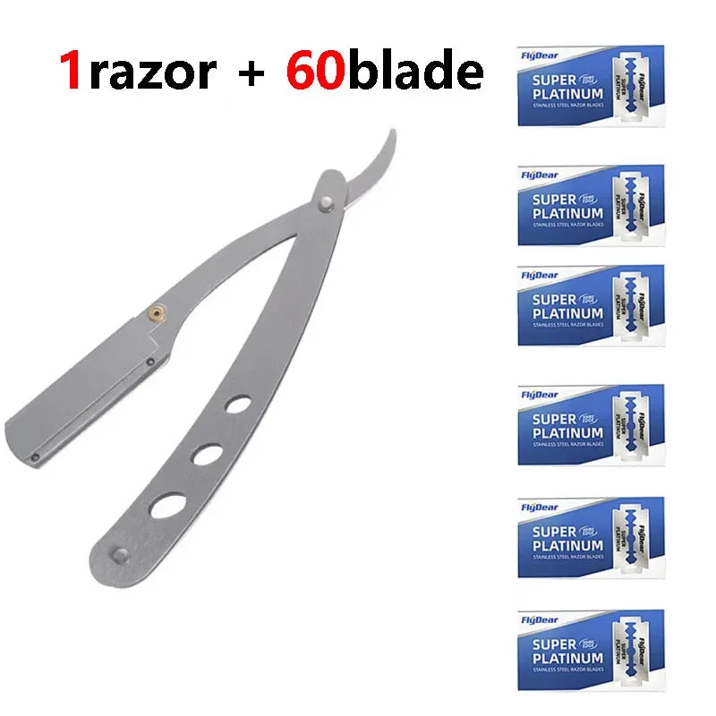 High-Volume Straight Razor — Up to 100 Blades Bundle