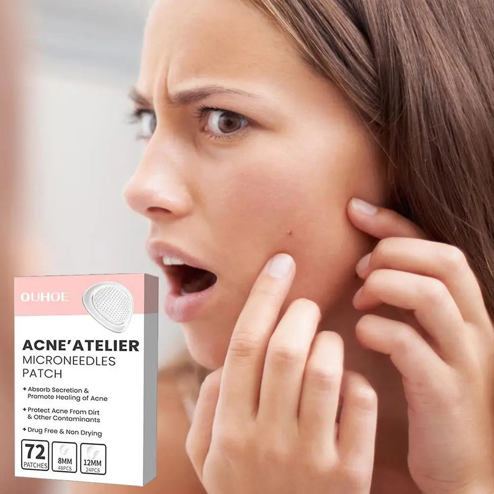 Invisible Hydrocolloid Pimple Patches — Overnight Blemish Treatment