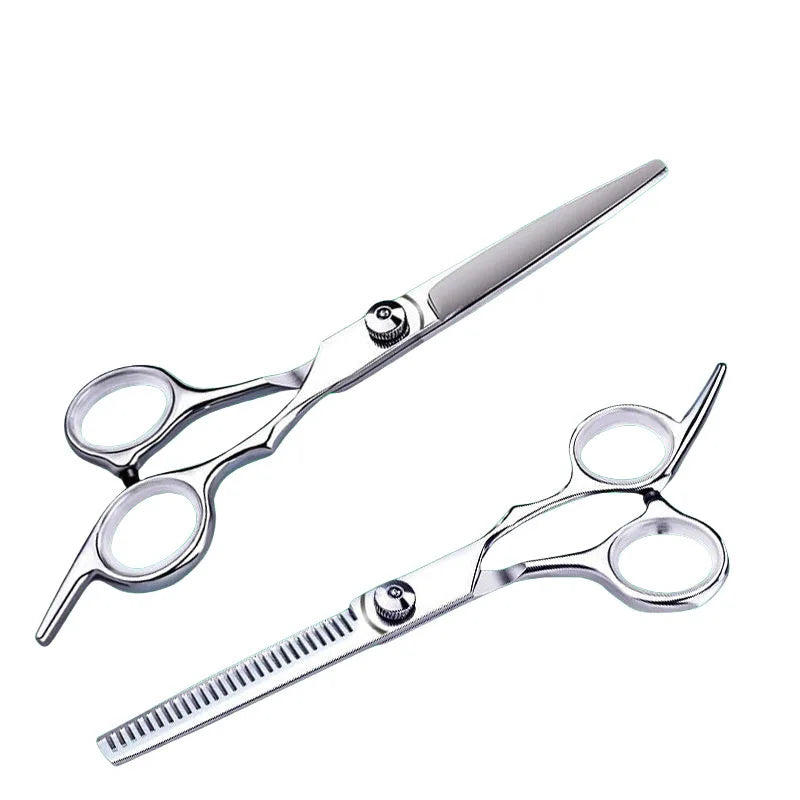 Professional Stainless Steel Barber Scissors — Thinning & Cutting