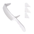 Curved Flat Top Positioning Comb — Professional Barber Grade