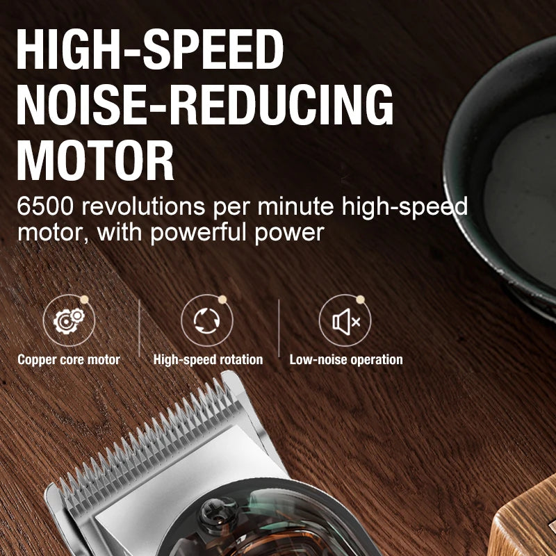 Heavy-Duty Full Metal Carbon Blade Clipper