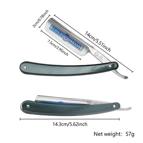 Classic Folding Straight Razor — Barbershop Edition