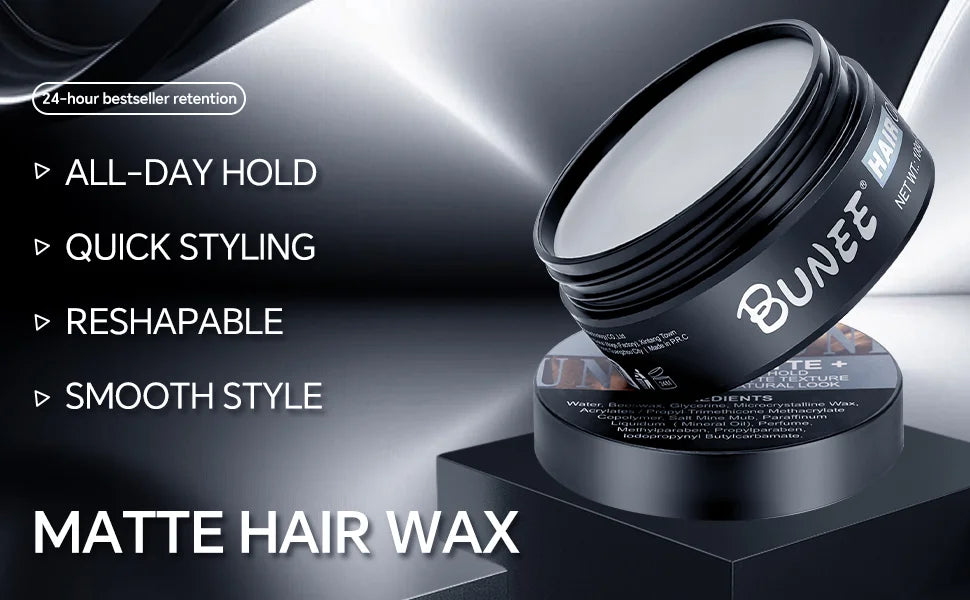 Matte Finish Hair Paste — Flexible Hold, Zero Shine