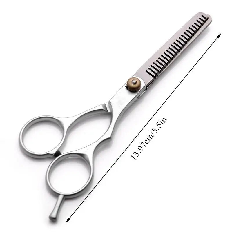 Small Barber Scissors — Flat Tooth, 5.5" & 6"
