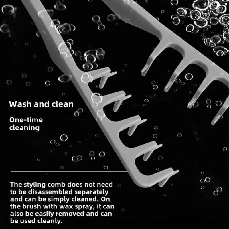 Korea-Style Wide-Tooth Volumizing Comb — 4 Colors