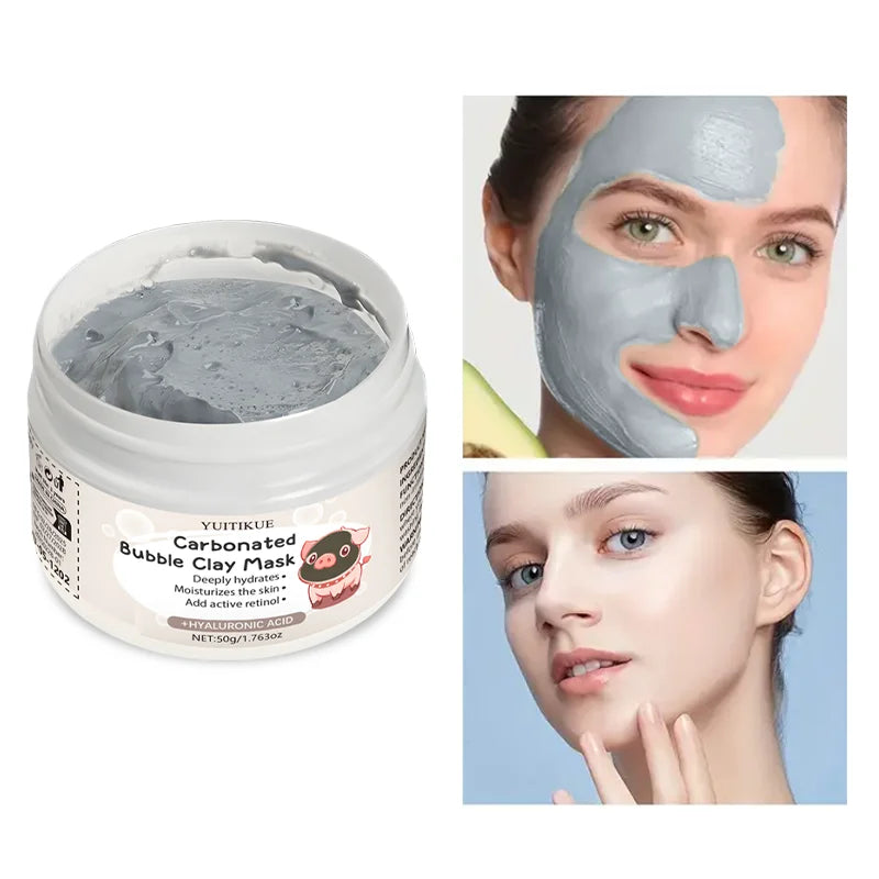 Carbonated Bubble Clay Mask — Self-Activating Deep Pore Cleanse