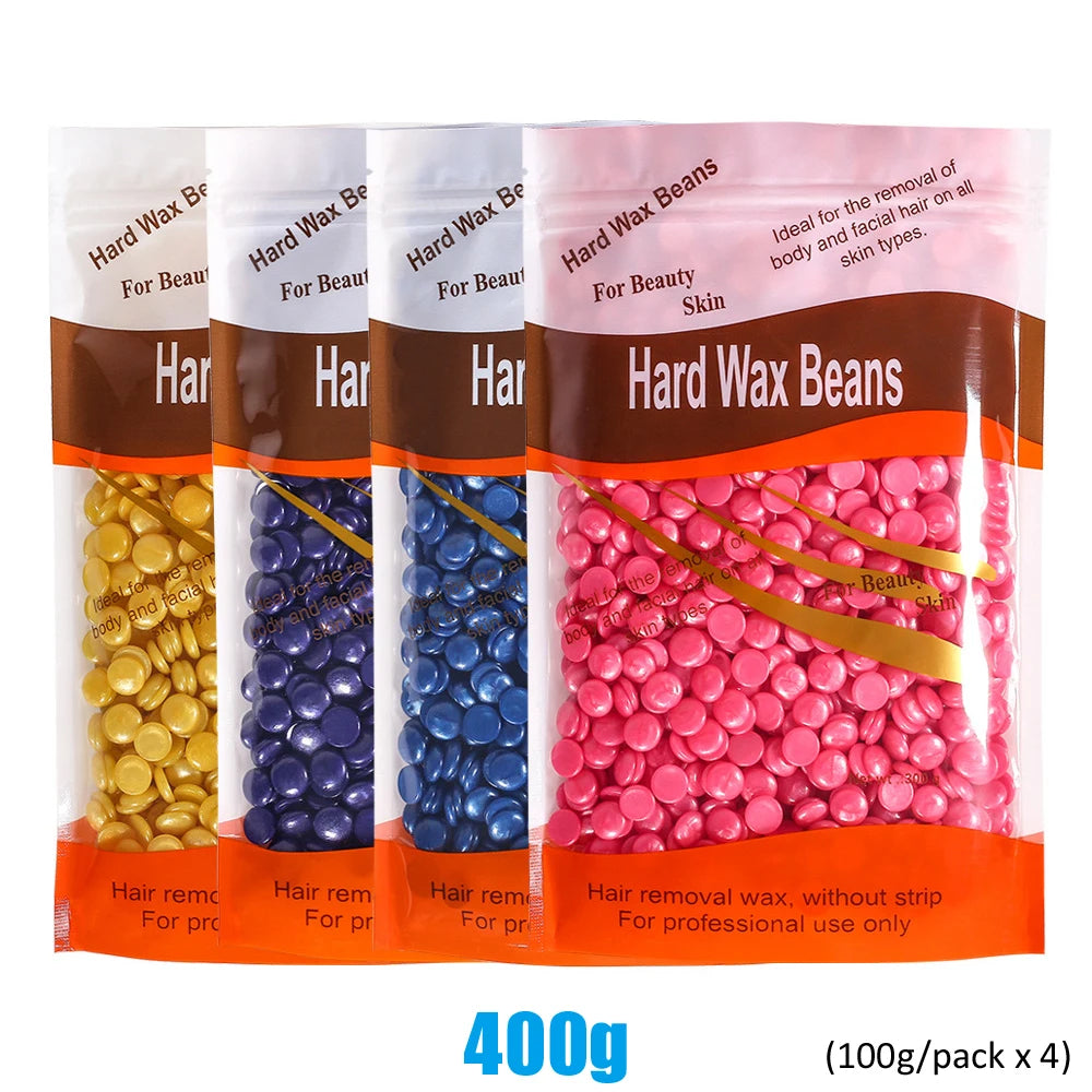 Hard Wax Beans — 50g to 500g, Brazilian & Lavender Scents