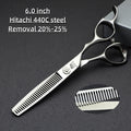 JIXIU Japan 440C Barber Scissors — 6.0" to 6.8" Set