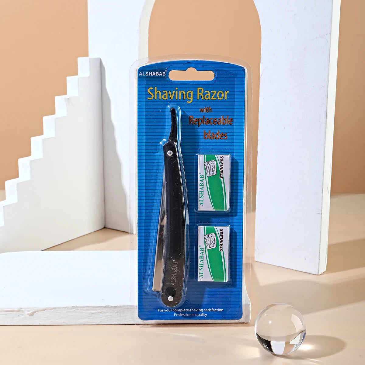 Double-Edge Straight Razor Set — 2 Blades Included