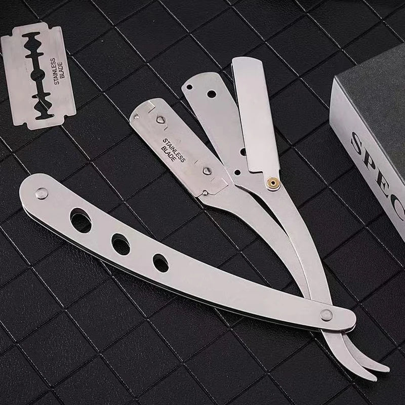 ZqZq Straight Razor Starter Kit — 10 Blades Included