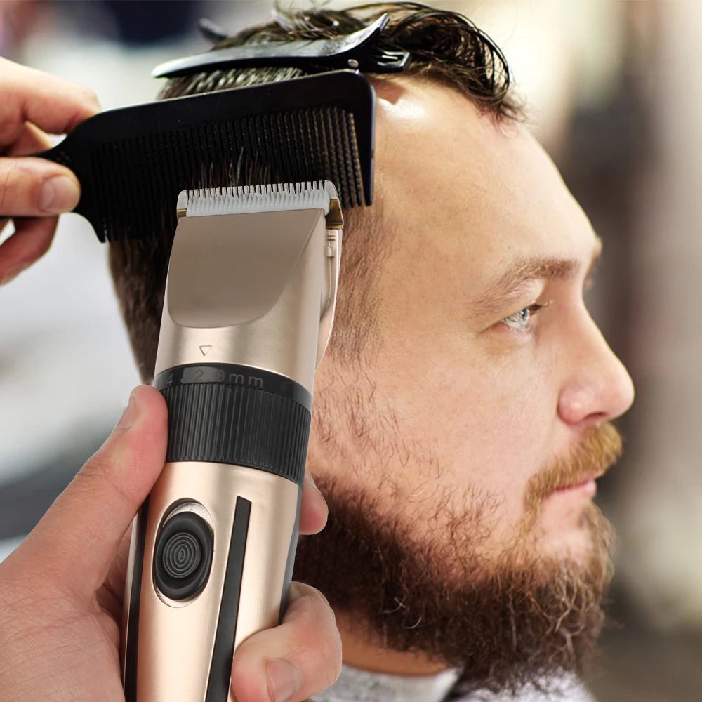 HIENA Cordless Barber Trimmer — Pink, Gold & Pro Edition