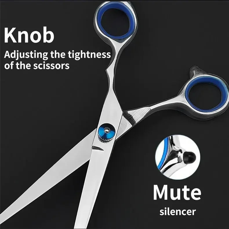 Professional Stainless Steel Barber Scissors — Thinning & Cutting