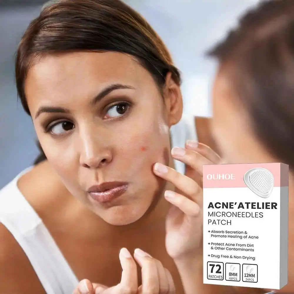 Invisible Hydrocolloid Pimple Patches — Overnight Blemish Treatment