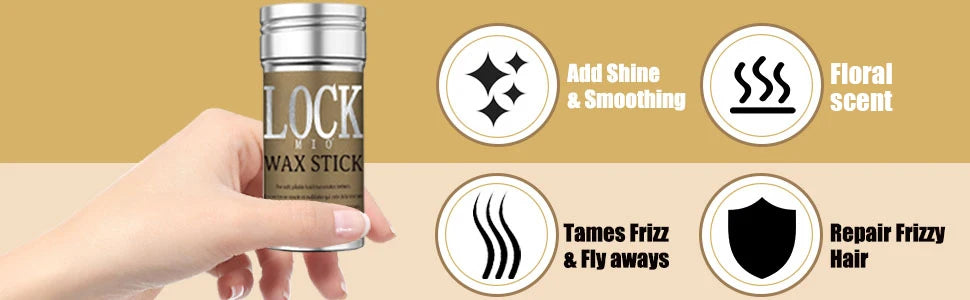 LOCKMIO Hair Wax Stick — Kids, Women & Natural Wigs