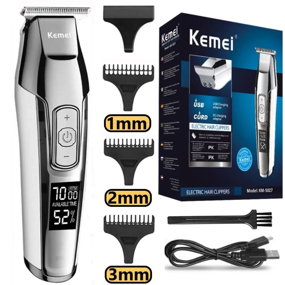 Kemei KM-5027 LED Professional Barber Clipper