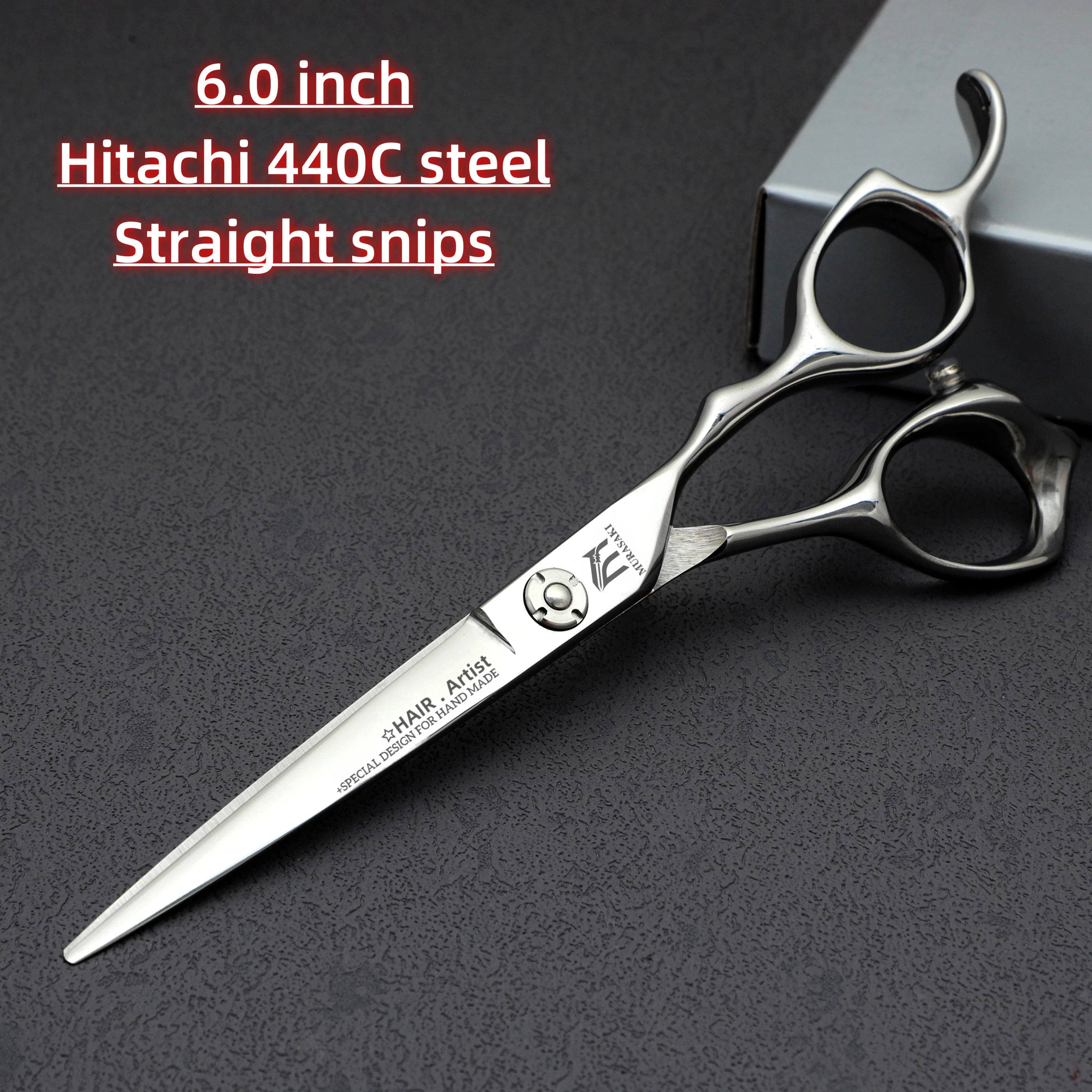 JIXIU Japan 440C Barber Scissors — 6.0" to 6.8" Set