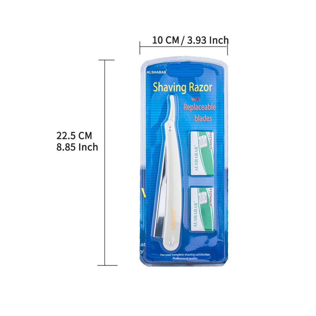 Double-Edge Straight Razor Set — 2 Blades Included