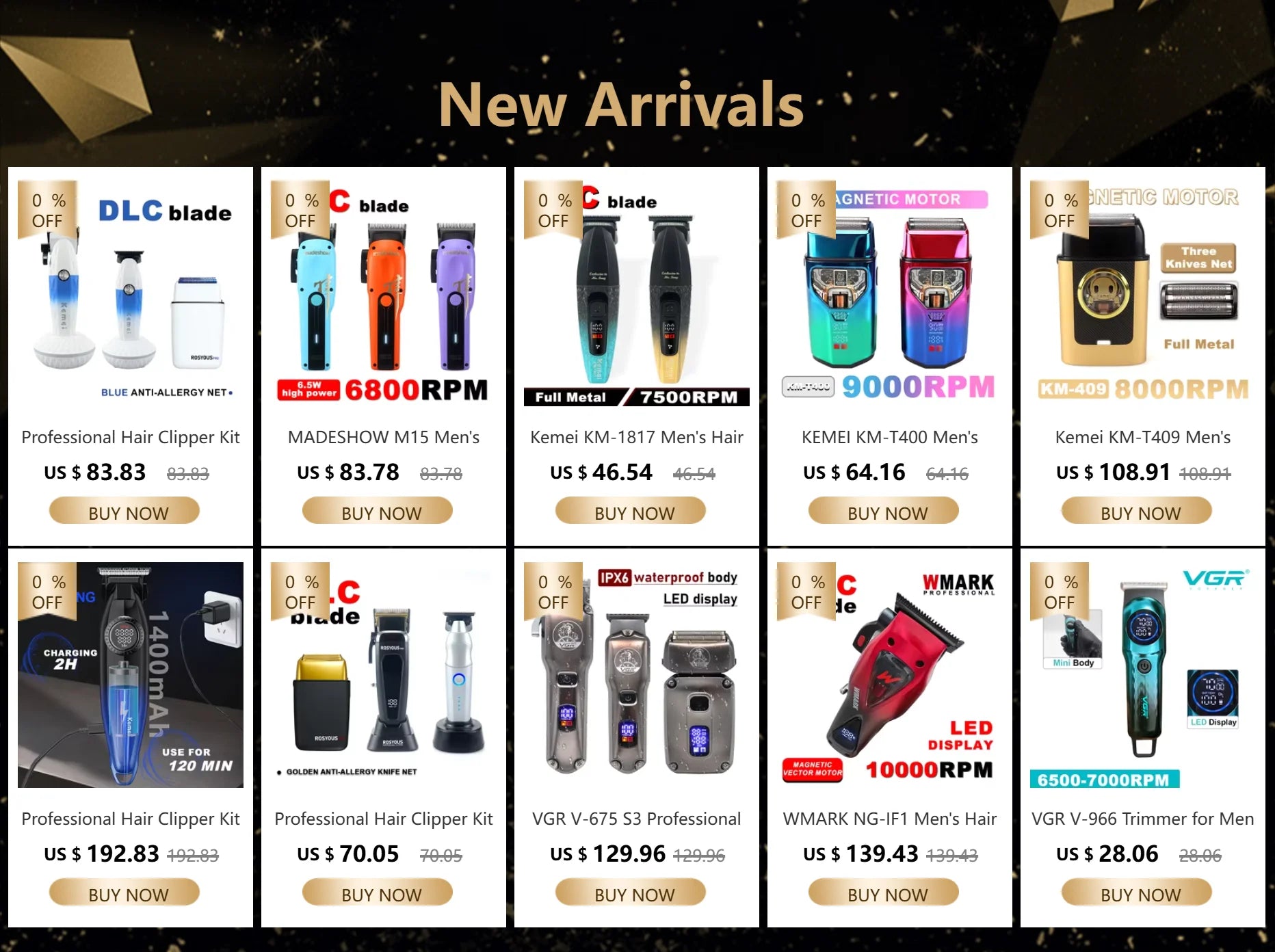 Professional 2299 DLC T-Blade Clipper — 160 Min Runtime