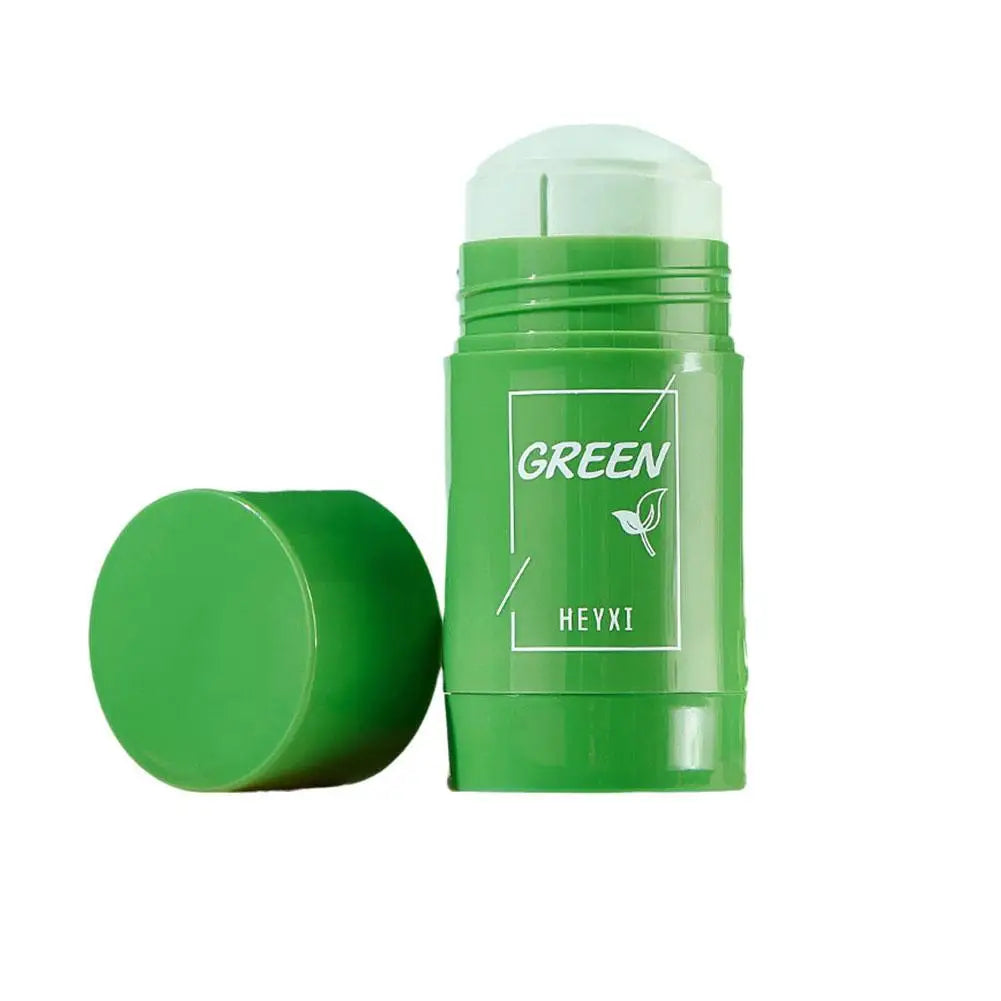 Green Tea Clay Mask Stick — Antioxidant Pore Purifying, Mess-Free
