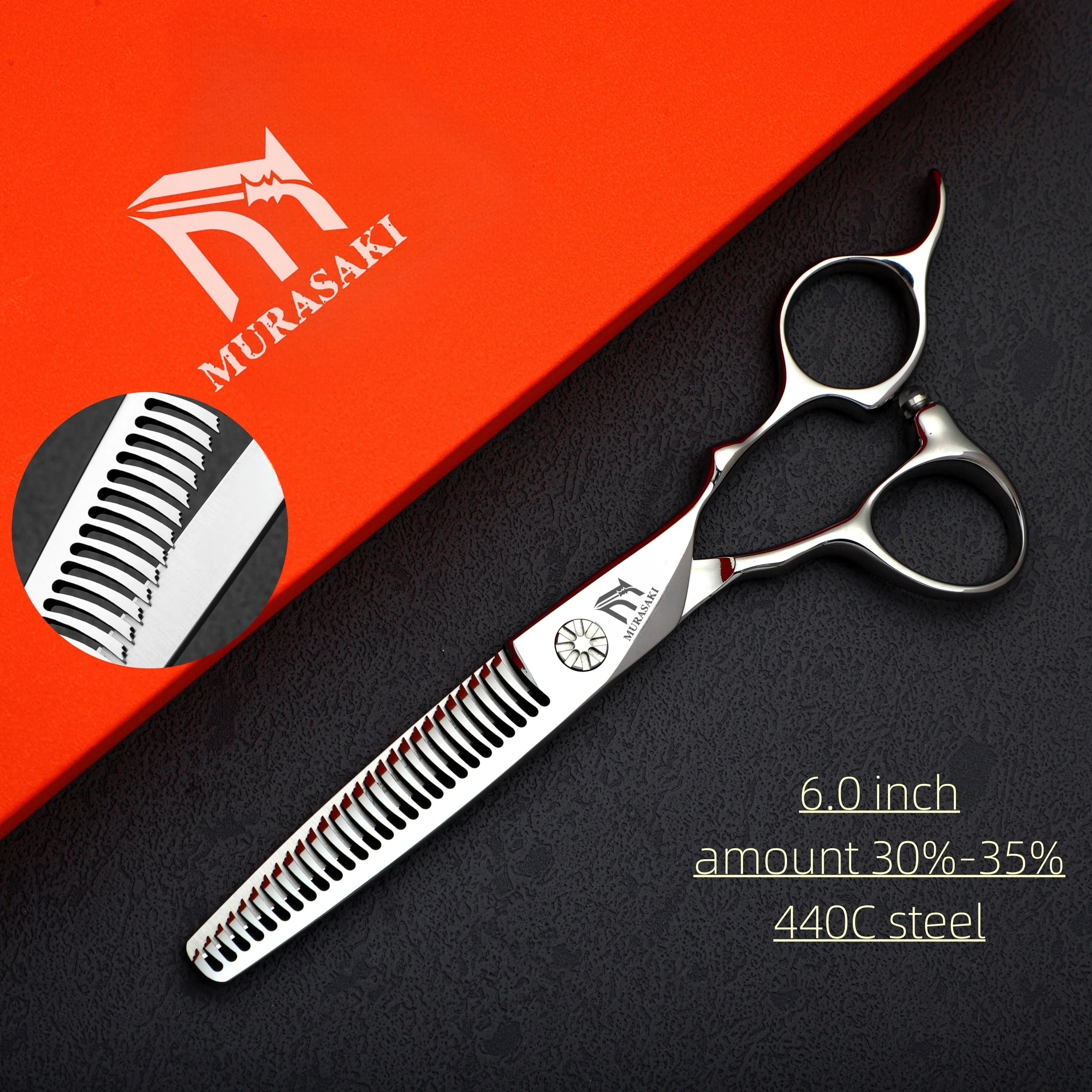 JIXIU Japan 440C Barber Scissors — 6.0" to 6.8" Set