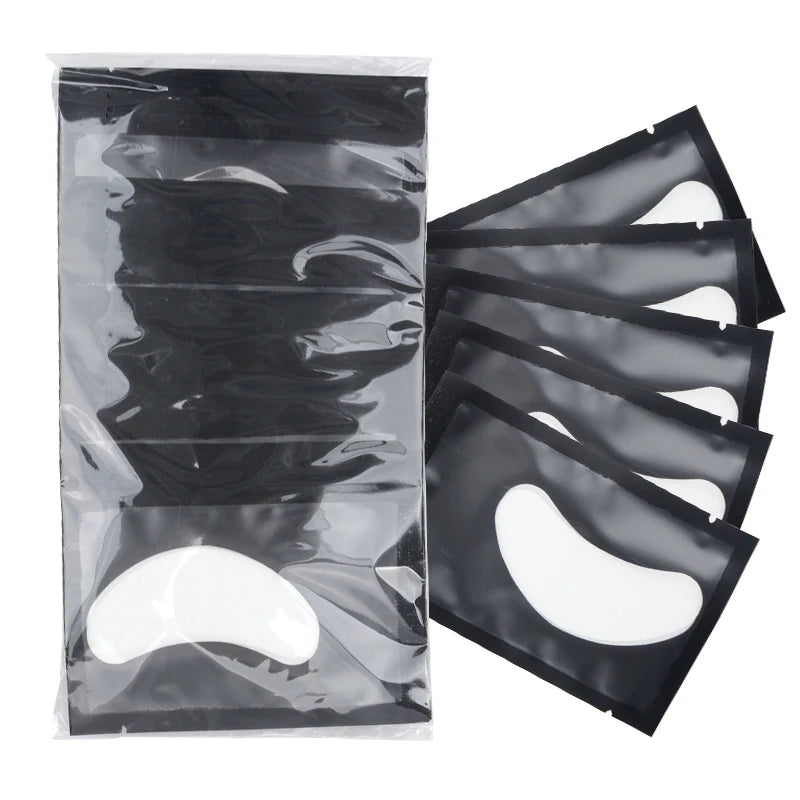 Under-Eye Patches for Lash Extensions — 50 Pairs, 5 Styles