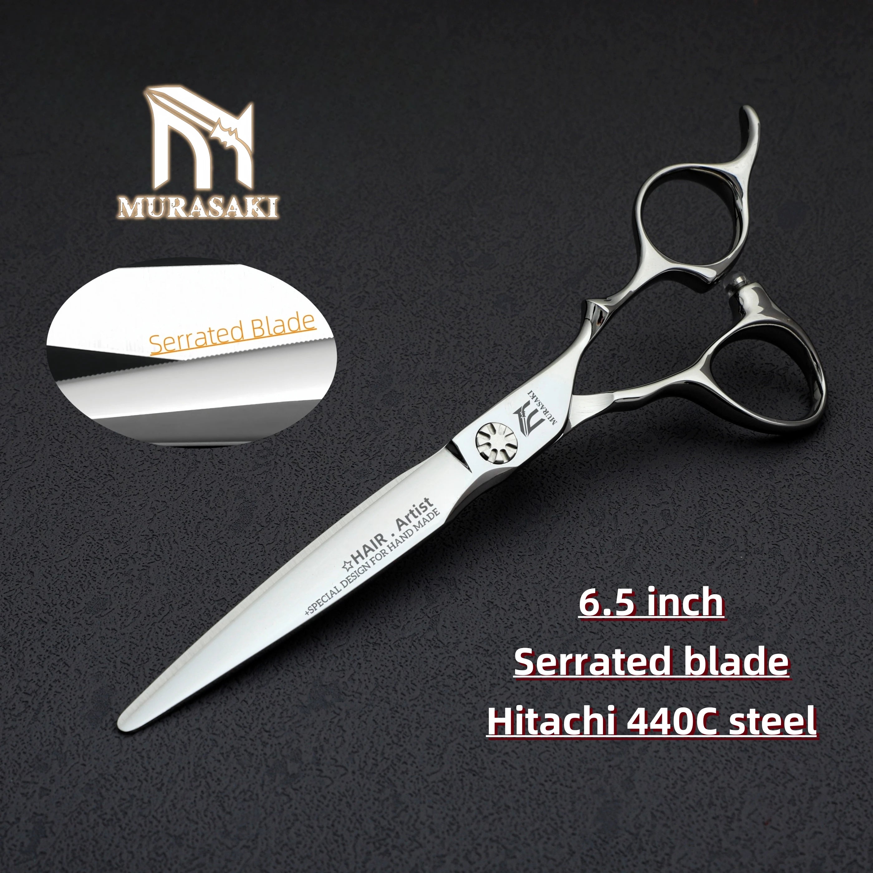 JIXIU Japan 440C Barber Scissors — 6.0" to 6.8" Set
