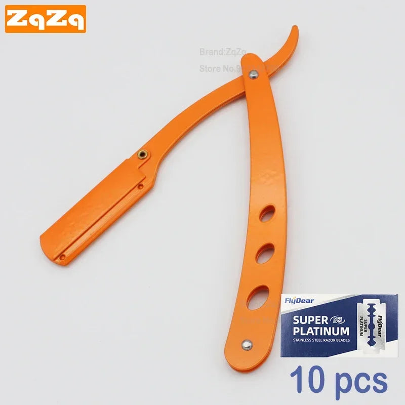 ZqZq Straight Razor Starter Kit — 10 Blades Included