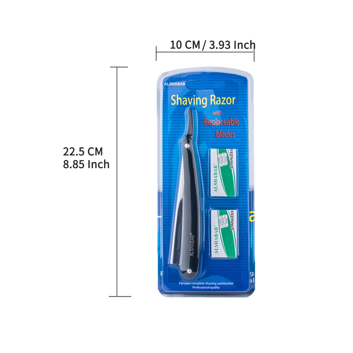 Double-Edge Straight Razor Set — 2 Blades Included