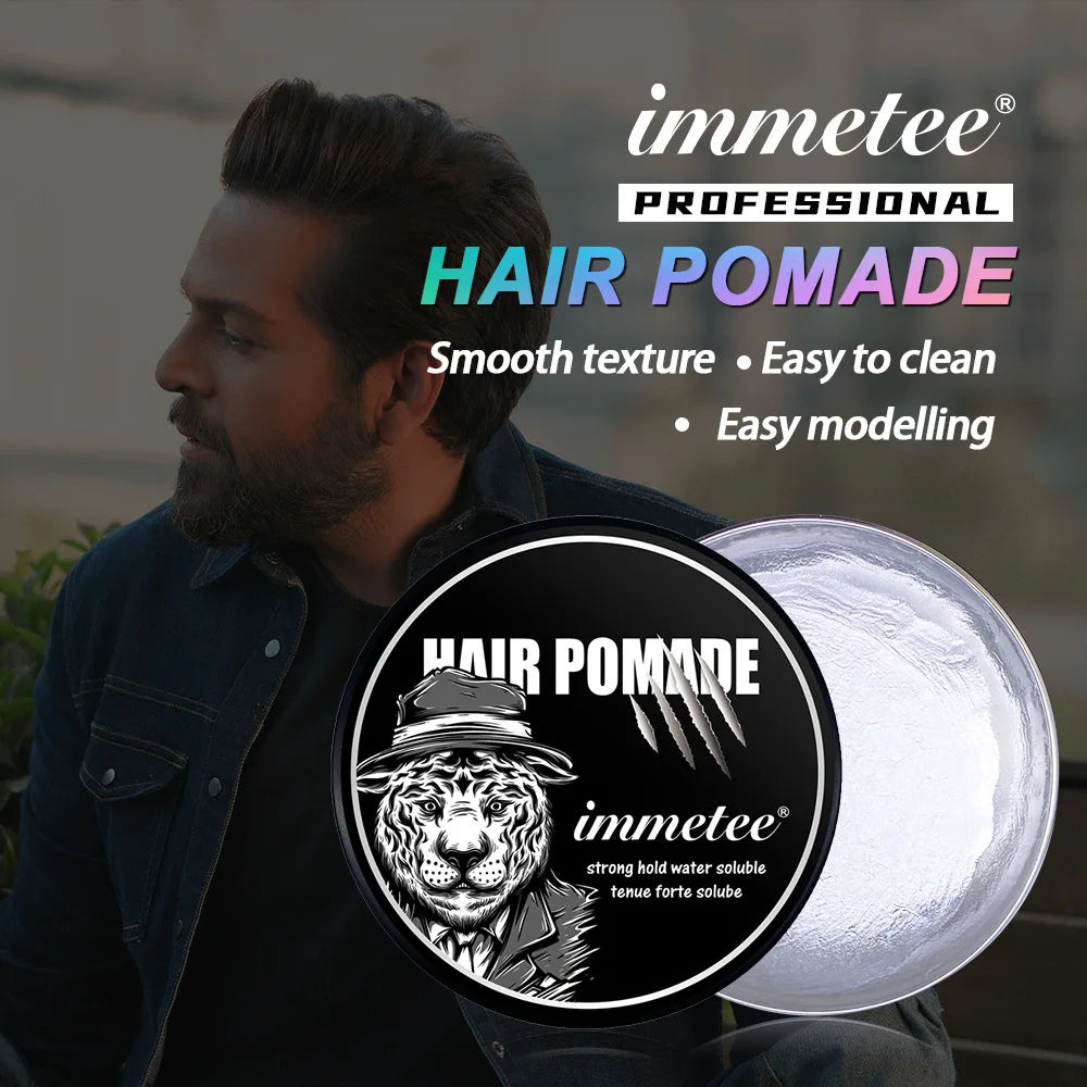 Immetee Perfumed Hair Wax 120g — Edge Control, Water-Based