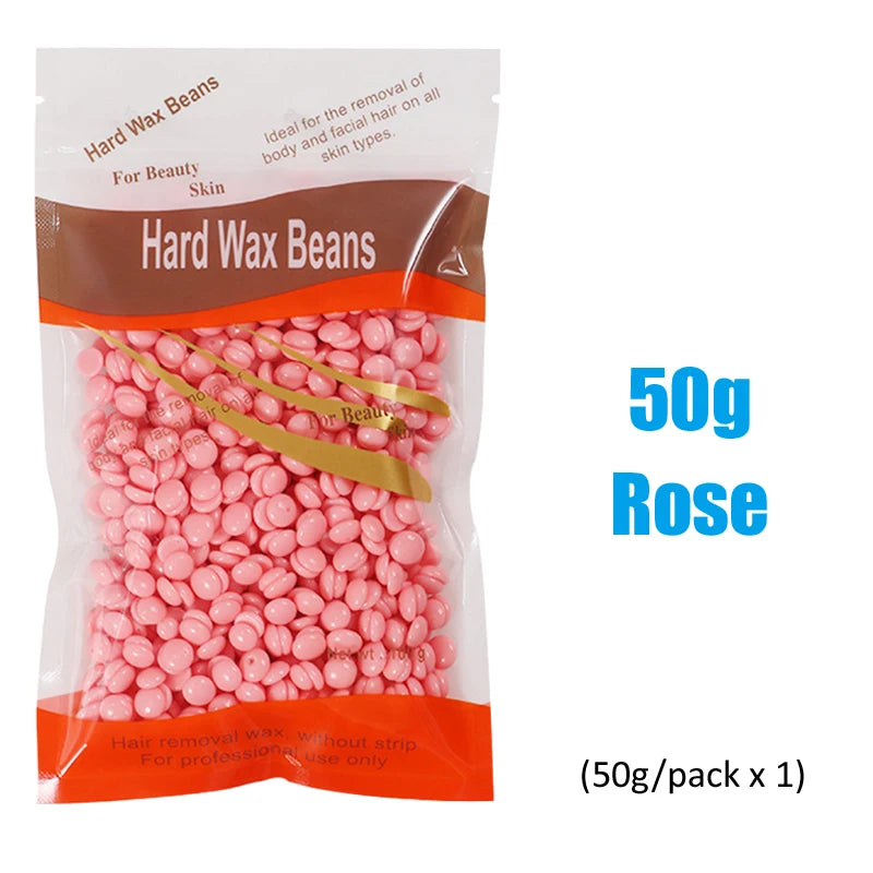 Hard Wax Beans — 50g to 500g, Brazilian & Lavender Scents