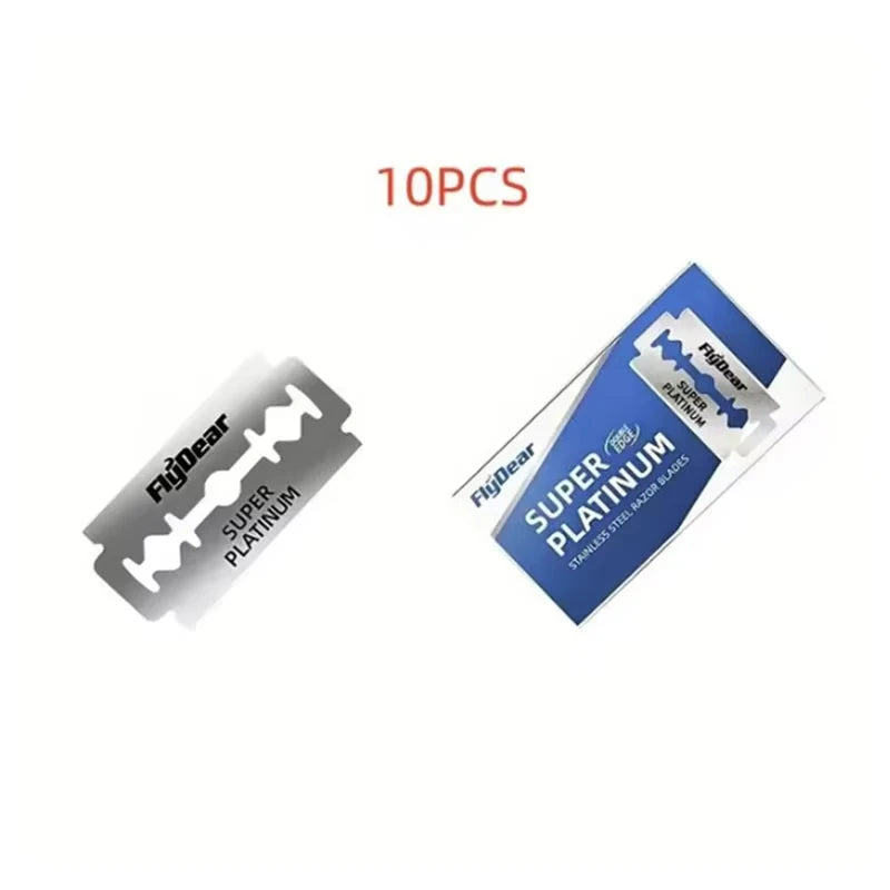 Safety Double-Edge Razor Blades — Professional Barber Pack, 10–50 Blades
