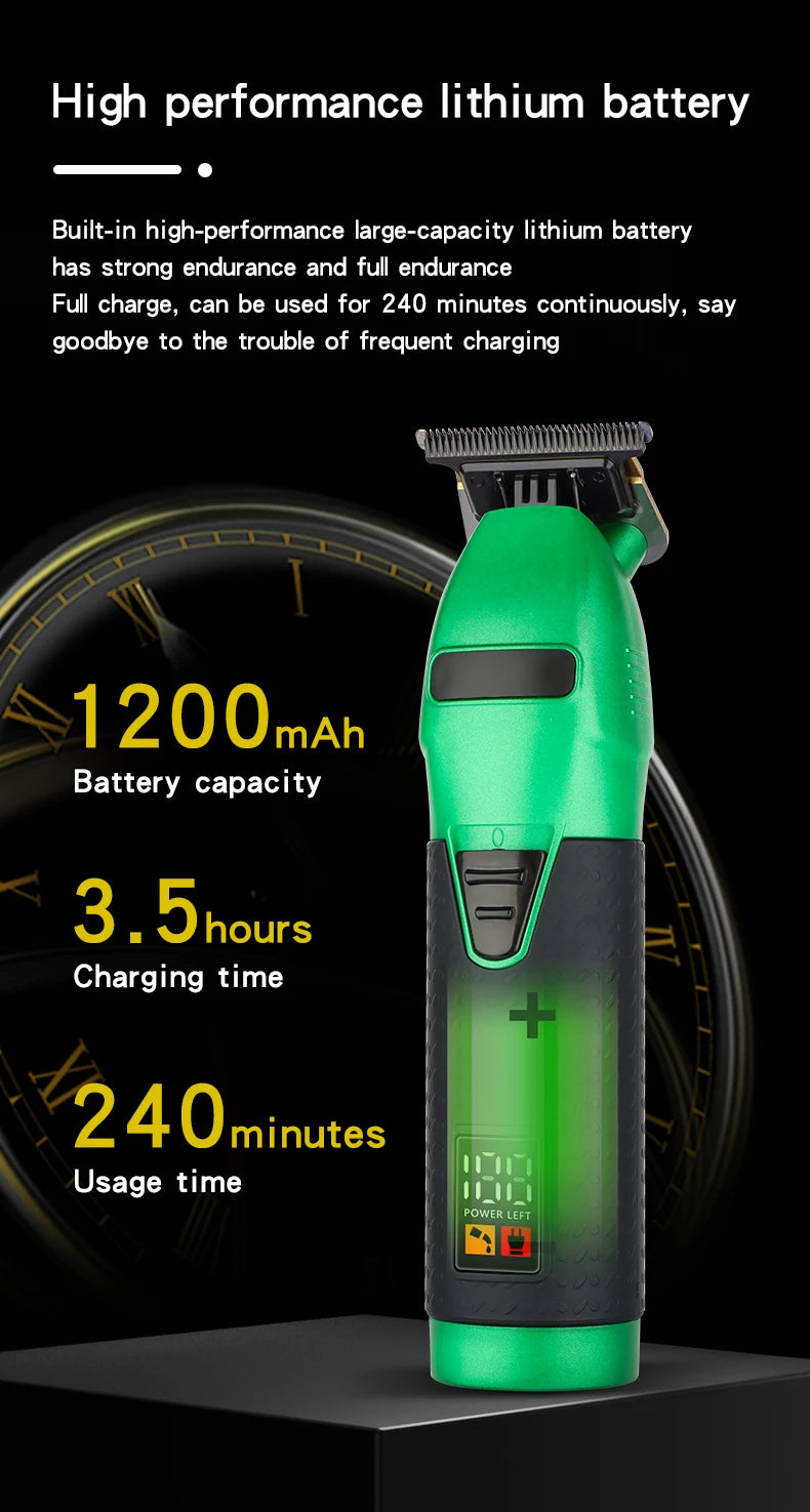 HIENA Professional Wireless Barber Clipper — 6 Colors