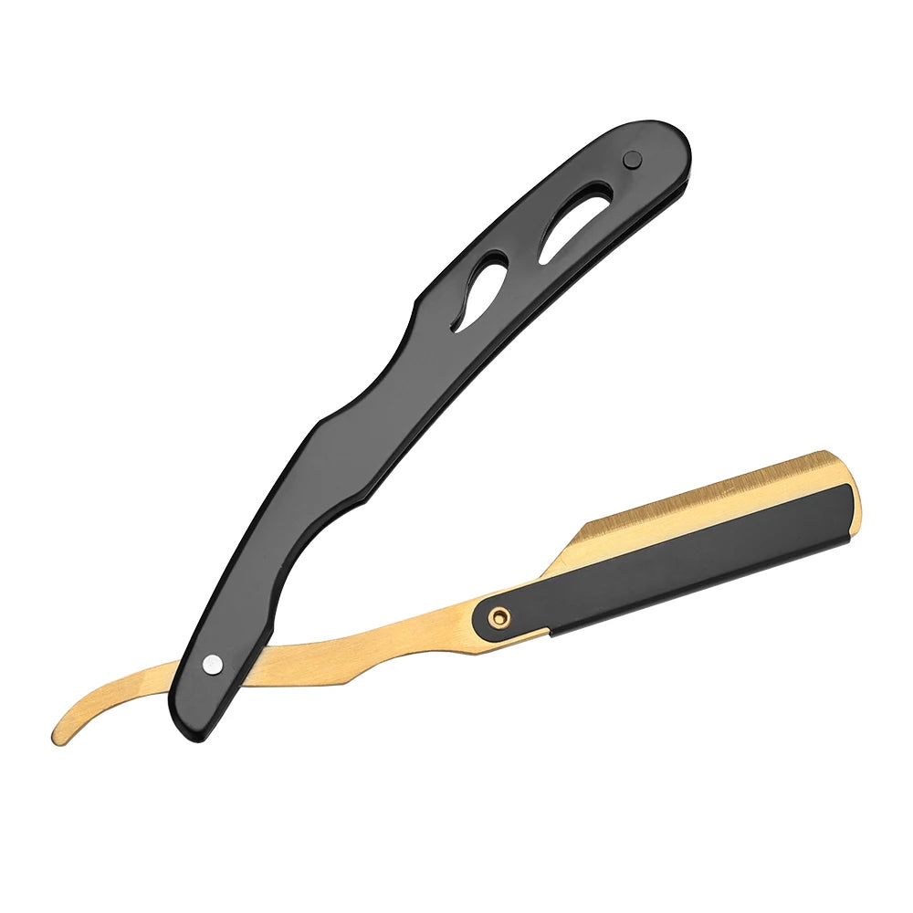 Classic Folding Straight Razor — Stainless Steel, 5 Colors