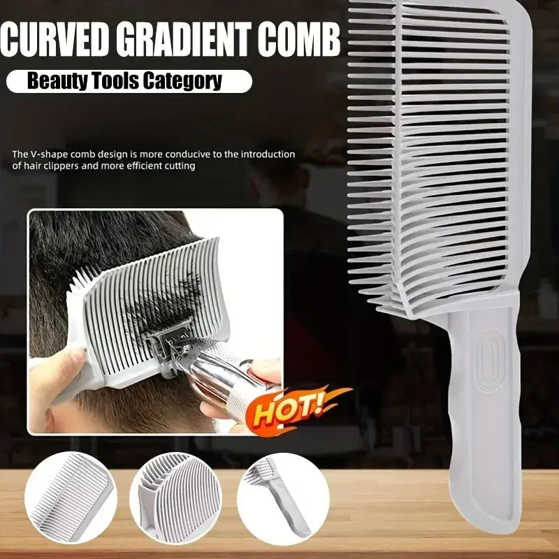 Professional Blending Fade Comb — Heat Resistant, 3 Colors