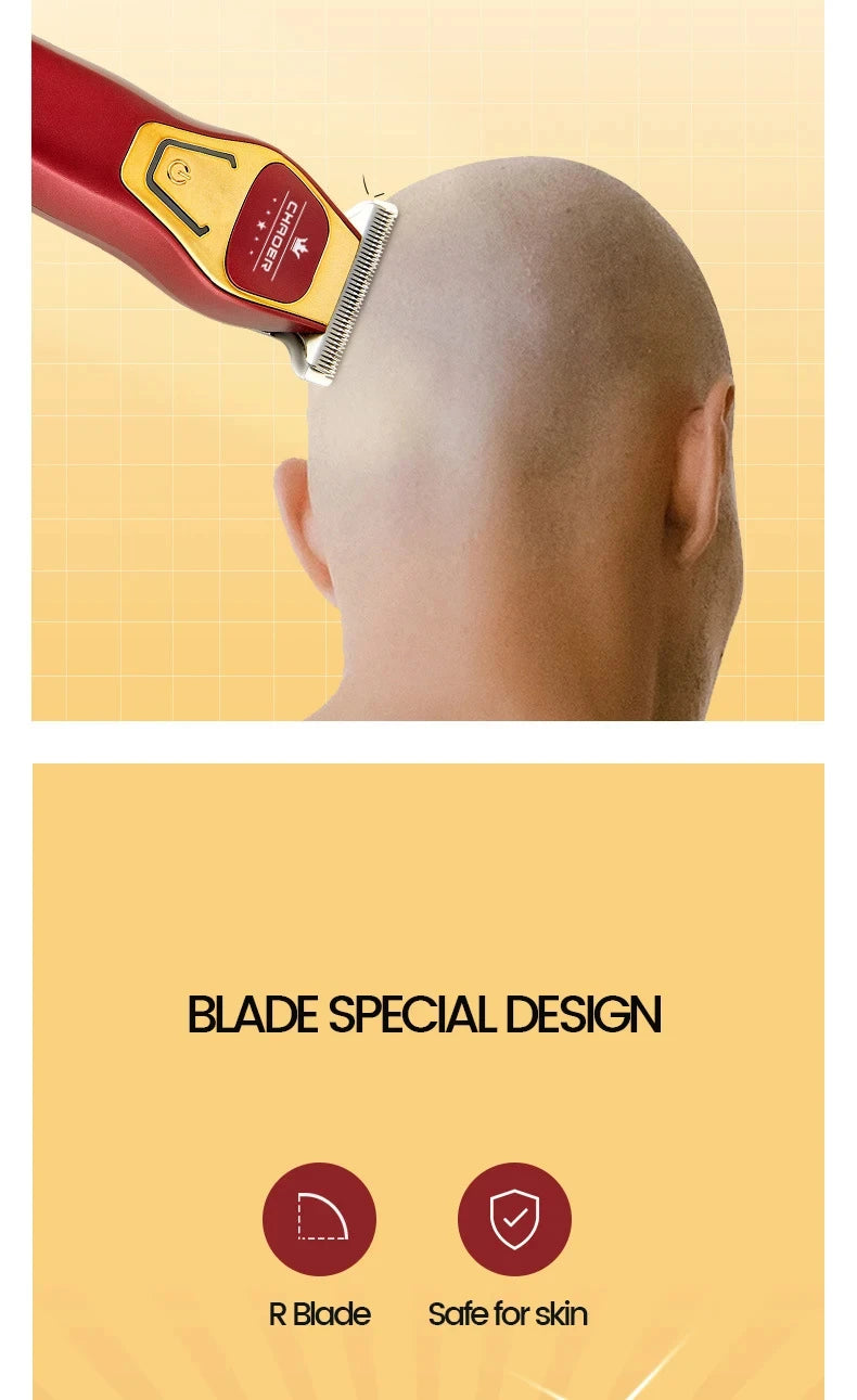 Mini Portable Bald Head Clipper — Cordless, 180min Runtime